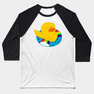 Duck Rainbow Baseball T-Shirt
